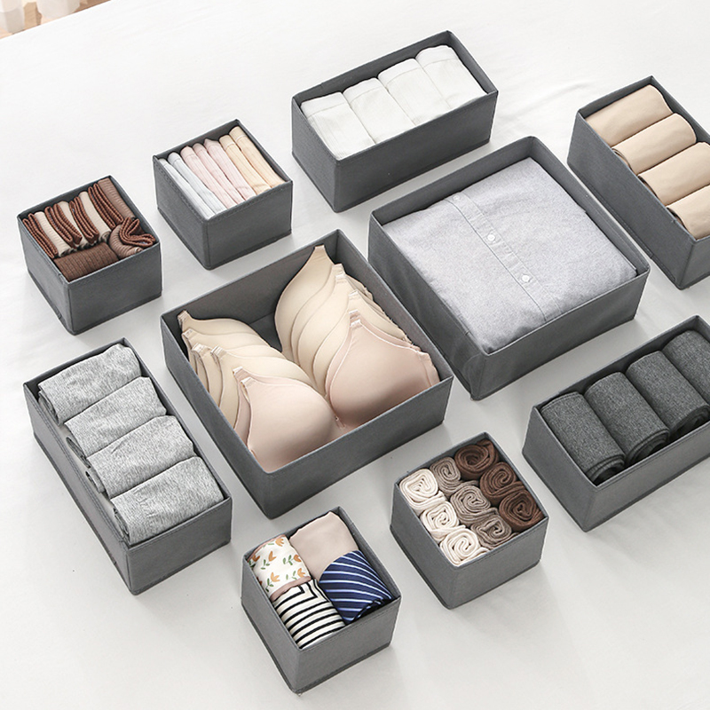 Drawer Organizer Non-woven Fab - Sock Organizer Tray ulasan dan harga