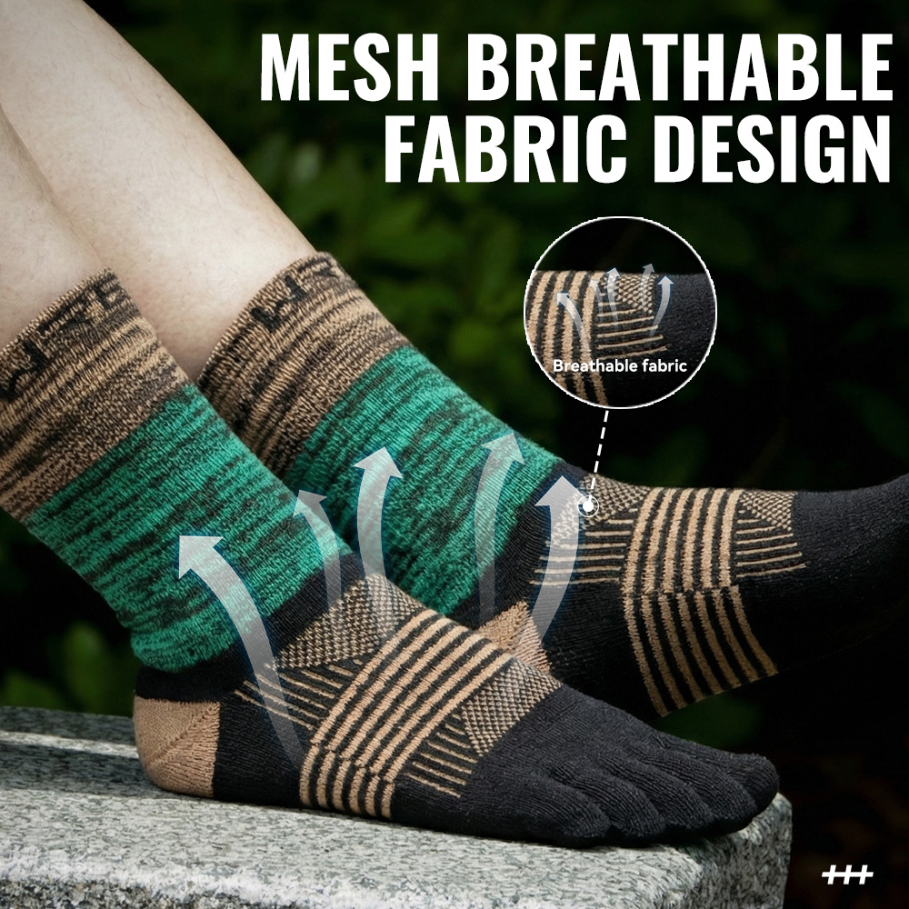 WRELS 1/2/3 Pair Five Finger S - Wool Hiking Sock ulasan dan harga