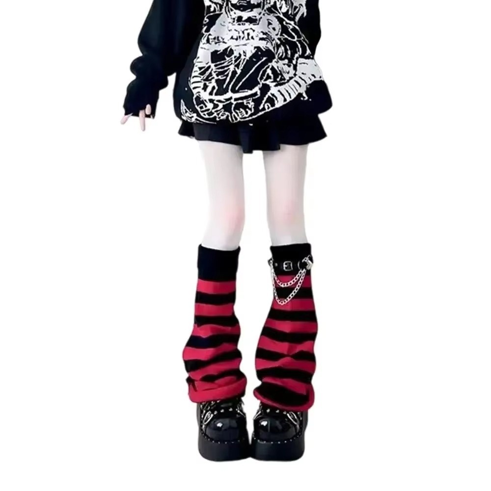 Japanese Style Harajuku Knit L - Boot Sock Slouchy ulasan dan harga