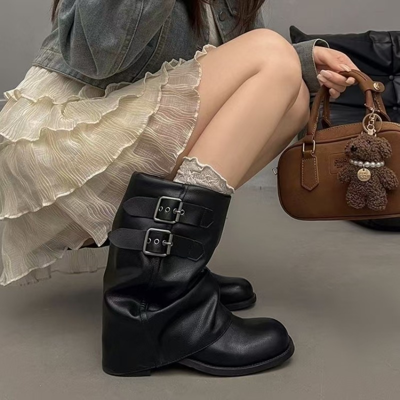 Women Black Slouchy Mid Calf B - No Show Sock Women ulasan dan harga