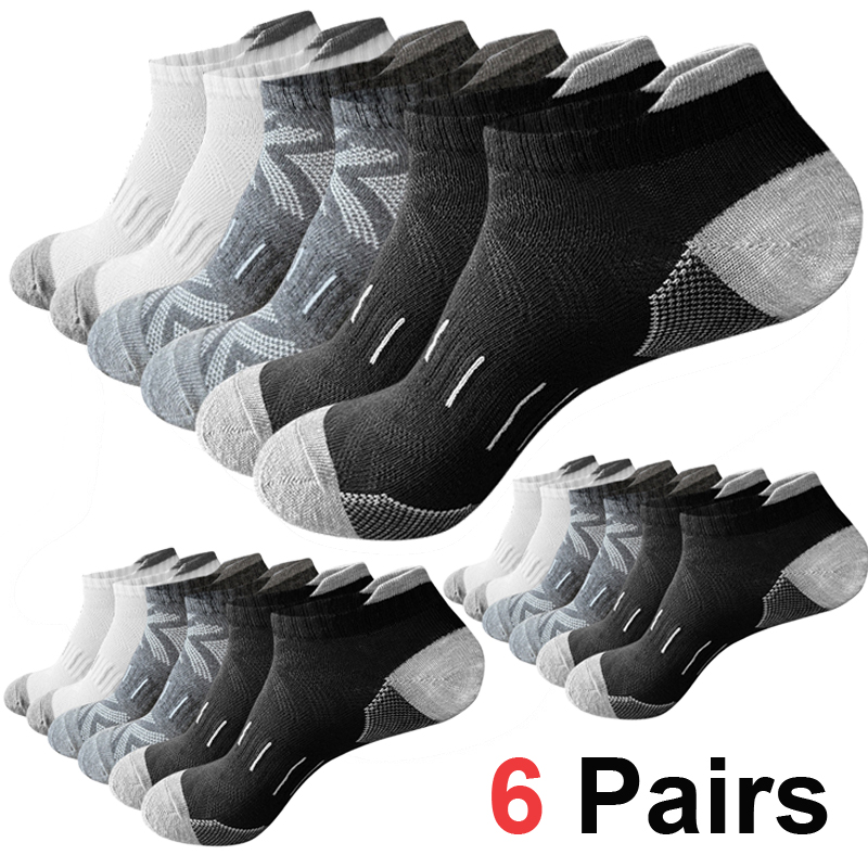 6Pairs Men's Arrow Print Ankle - Ankle Sock Low Cut ulasan dan harga