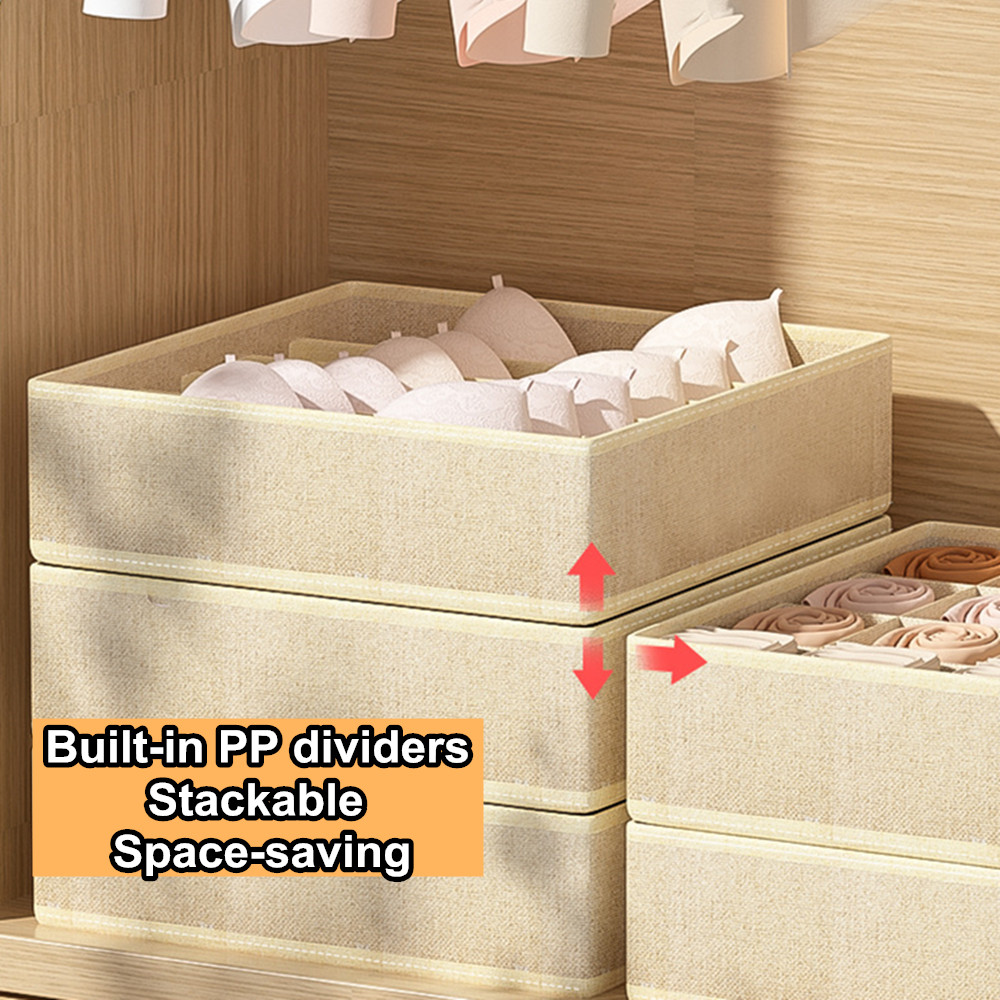 Underwear Storage Box for Bras - Sock Organizer Tray ulasan dan harga