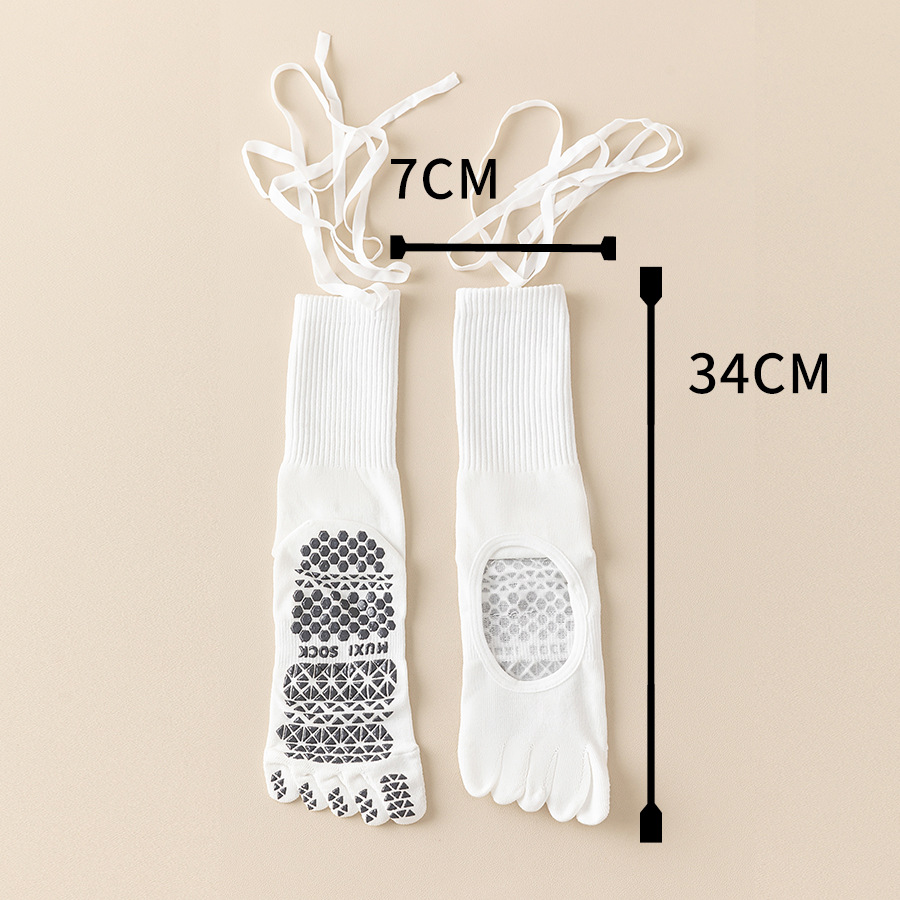 Women's Lace-Up Grip Yoga Sock - Grip Sock Yoga ulasan dan harga